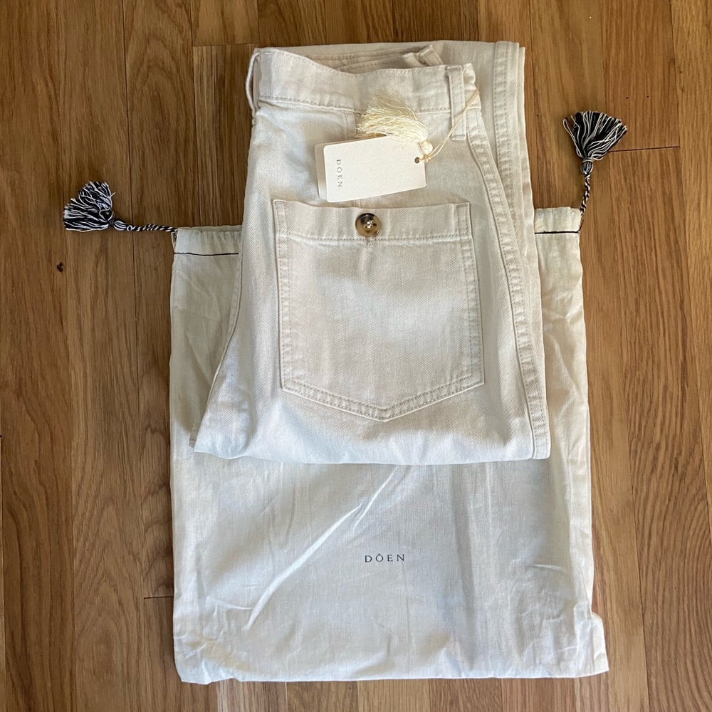 Doen Maritime jeans size 28 oatmilk